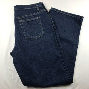 Falls Creek Bootcut Jeans Size 10 Short Dark Wash Stretch